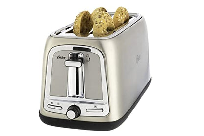 Oster® 4 Slice Stainless Steel Toaster, With Extra Wide/Long Slots