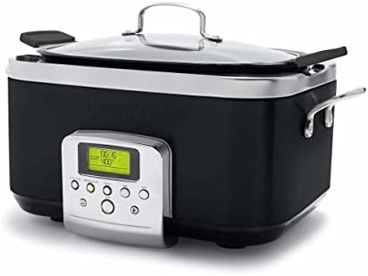 Greenpan Elite Essential Smart Electric 6QT Skillet Pot, Presets To Sear Saute Stir-Fry And Cook Rice, Healthy Ceramic Nonstick And Dishwasher Safe Parts, Easy-to-use LED Display, Ponderosa Pine