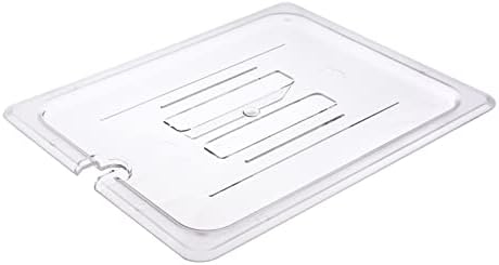  Luston 6-Pack Polycarbonate Food Pan,Half Size, 4" Deep,clear,NSF