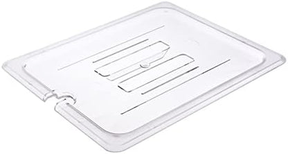 Luston 6-Pack Polycarbonate Food Pan,Half Size, 4" Deep,clear,NSF