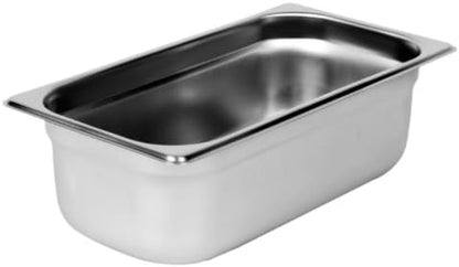  Third Size 4-Inch Deep 22 Gauge Anti Jam Pans