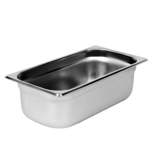  Third Size 4-Inch Deep 22 Gauge Anti Jam Pans