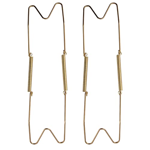  2 Pieces Wall Plate Hanger Decorative Dish Holder 8Inch/10Inch/12Inch/14Inch/16Inch Invisible Plate Dish Hanger Wall Display Hooks Home Decor (14 Inch)