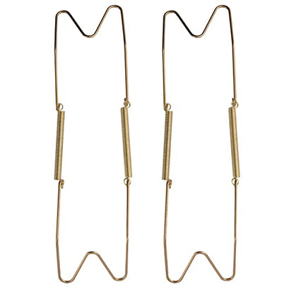  2 Pieces Wall Plate Hanger Decorative Dish Holder 8Inch/10Inch/12Inch/14Inch/16Inch Invisible Plate Dish Hanger Wall Display Hooks Home Decor (14 Inch)