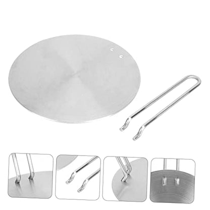  DOITOOL Heat Conduction Plate Electric Range Stove BBQ Accessories Grill Heat Plates Induction Heat Diffuser Plate Grill Accesories Gas Stove Heat Plate Cookware Induction Cooker Plate