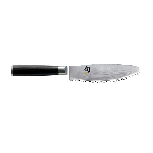  Classic 6-inch Ultimate Utility Versatile, Multifunction Knife With Proprietary VG-MAX Cutting Core And Stainless-Steel Damascus Cladding Handcrafted In Japan By Highly-Skilled, 6 Inch