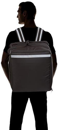  Pizza Delivery Backpack, 18"L X 15"W X 16"H (46 X 38 X 41 Centimeter), Cup Holder Included,Food Delivery Backpack, Food Delivery Bag, Thermal Backpack,Heat Insulated Backpack, Insulated Backpack (Black)