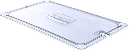  10211U07 StorPlus Full Size Polycarbonate Universal Handled Notched Food Pan Lid, Clear