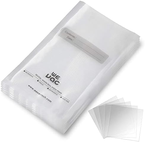  Vacuum Sealer Bags 100 Quart 8x12 Inch For Food Saver, Seal A Meal, Weston. Commercial Grade, BPA Free, Heavy Duty, Great For Vac Storage, Meal Prep Or Sous Vide