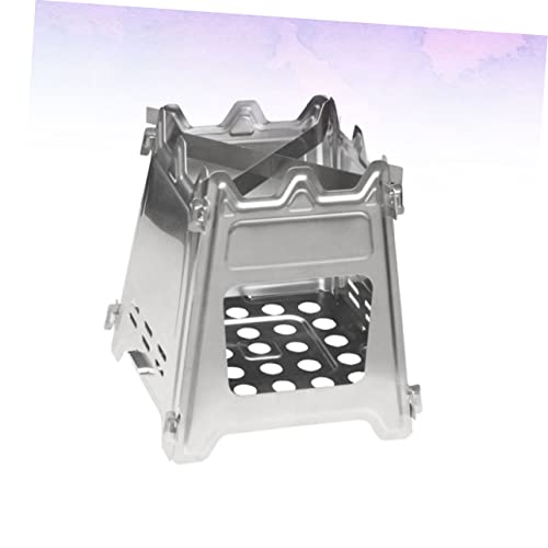  INOOMP 2 Pcs Foldable Backpack Outdoor Accessories Mini Backpack Collapsible Backpack Portable Campfire Stove Wood Stove Camping Ultralight Stove Outdoor Camping Supplies Foldable Stove