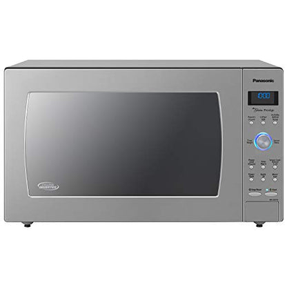 Panasonic Countertop/Built-In Microwave Oven With Cyclonic Wave Inverter Technology And 1250W Of Cooking Power - NN-SD975S - 2.2 Cu. Ft (Stainless Steel/Silver) & 27 TRIM KIT, 27 Inch, Silver