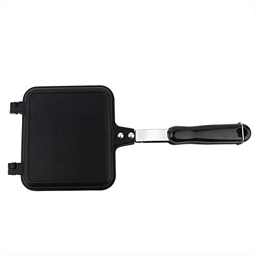  Frying Pan - Delaman Dual-sided Non-stick Sandwich Pan Waffle Maker For Cake Toast Sandwich
