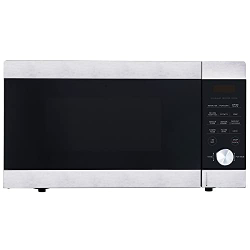  Countertop Microwave Oven, 1.1 Cu. Ft. 1000-Watts Microwave Oven With Sensor Cook & Sensor Reheat, 7 Convenient Programs, Express Cooking Knob, Stainless Steel Countertop Microwave Ovens