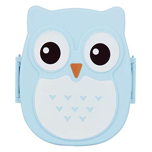  Plastic Portable Cartoon, Owl Lunch Container Box Food Safe Microwave Storage