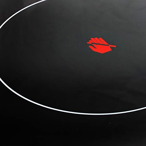  Ceramic Infrared Double Cooktop, 25 Inch, Black