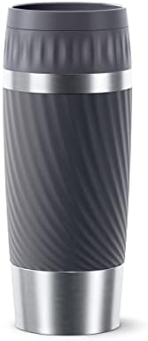 Emsa Easy Twist N2011700 Travel Mug 360 Ml Petrol Blue