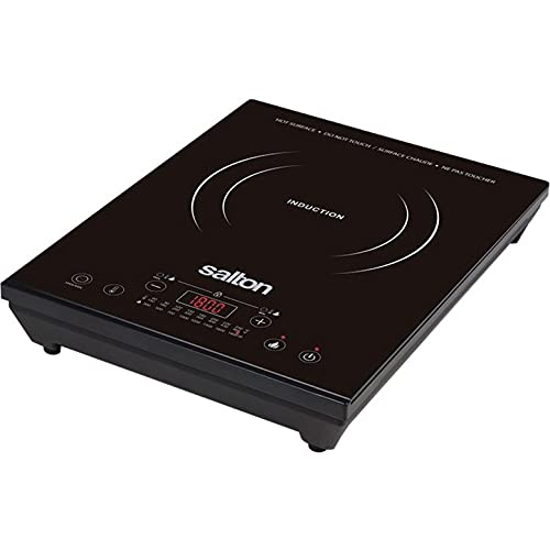  ID1350, Induction Portable Electric Cooktop, 2.5"x11.3"x14.8", Black