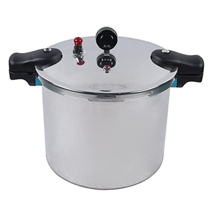  22L Thickened Explosion Proof Pressure Cooker,Large Capacity Pressure Cooker,Pressure Cooker,Rice Cooker,Rice Maker Cooker,Stainless Steel Rice Cooker,Silver Cylindrical Polished Process
