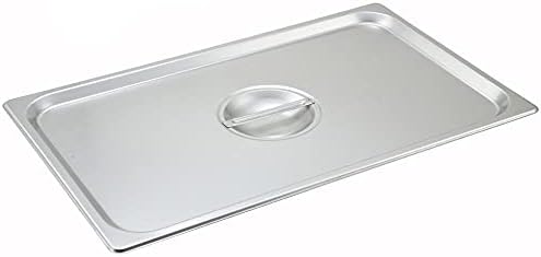  6-inch 1/2 Half-Size 22 Gauge Stainless Steel Anti-Jam Steam Table Pan With Lid