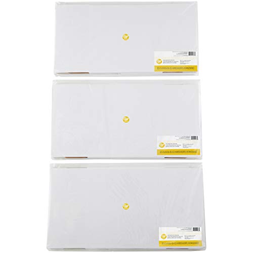 Wilton 12-Inch Cake Boxes With Windows For 10-Inch Cakes, White, 6-Count