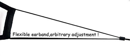  LaLaBand 100 Pcs Sewing Elastic Band Cord With Adjustable Buckle Elastic Thread Rope For DIY Crafts Earloop Lanyard Earmuff Rope Jewelry Clothes Garment Mask Making Supplies