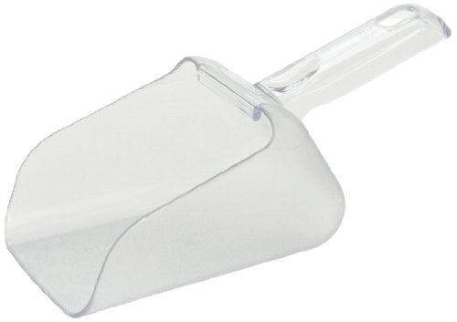 Rubbermaid 9F75 32 Oz Capacity, 10.8" Length X 4.8" Width X 4.7" Height, Clear Color, Polycarbonate Bouncer Contour Scoop