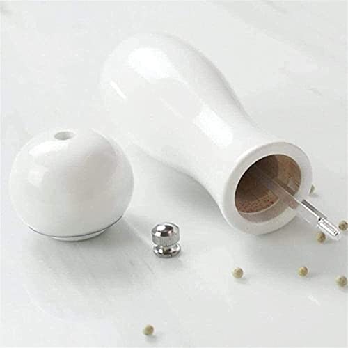 GENERIC Ceramic Tune 6 Inch Pepper Grinder Pepper Sea Salt Manual Grinder High-value Seasoning Bottle Barbecue Tool