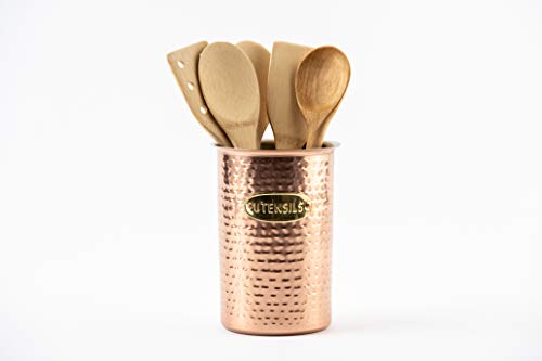  Copper Kitchen Utensil Caddy