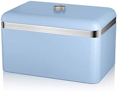 Swan Bread Bin, Black (Retro)