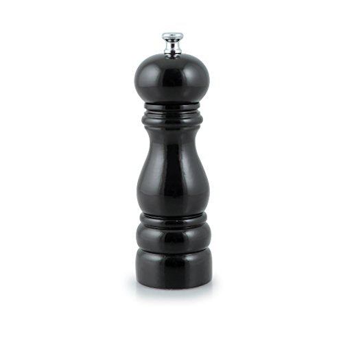 Connoisseur Collection Munich Lacquer Salt Mill, 7"/18cm, Black