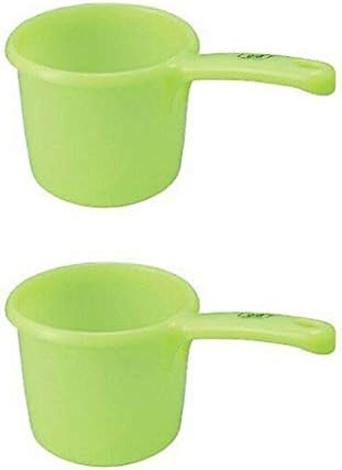  , Japanese Plastic Water Ladle Bath Ladle Dipper Leaf Series Made In Japan (1, White)