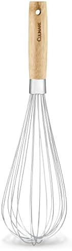 Ulinare Naturals C70008 Masher | Sustainable Bamboo/Stainless Steel | (L)270mm X (W)105mm | Manual Hand Held Mashing Tool/Kitchen Utensil | Metal Masher/Includes Pan Scraper | Not Dishwasher Safe