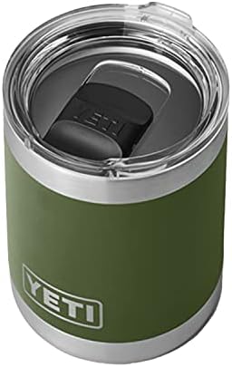 Yeti Rambler 10 Oz Lowball, Vacuum Insulated, Stainless Steel With MagSlider Lid, Black