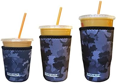  Neoprene Iced Coffee Sleeve - Large Midnight Mums