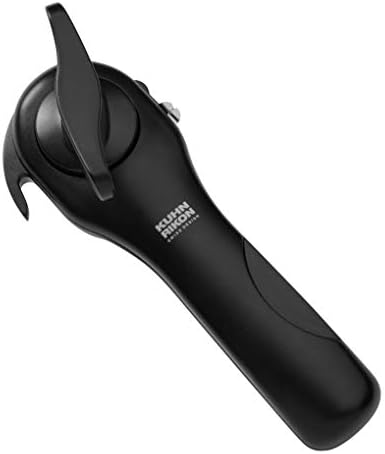  Uhn Rikon Slim Safety Smooth Touch Can Opener, No Sharp Edges, LIDLIFTER®+ 6.5" Black