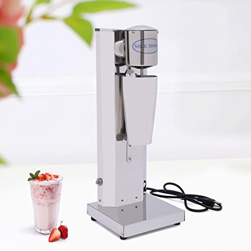  Milkshake Drink Mixer Machine, 16000rmp Commercia Electric Milkshake Maker, 110V Stainless Steel Single Head Milk Shake Machine With 800ml Cup For Cocktail Tea Drink