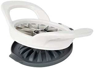  PWorks By Progressive Dishwasher Safe 16-Slice Thin Apple Slicer And Corer With Attached Safety Cover