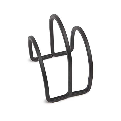 Umbra Squire Napkin Holder For Kitchen, Works With Square And Rectangular Napkins For Dinner, Luncheon Or Cocktail, Black