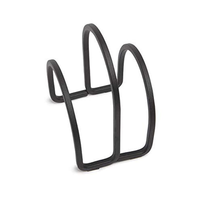 Umbra Squire Napkin Holder For Kitchen, Works With Square And Rectangular Napkins For Dinner, Luncheon Or Cocktail, Black