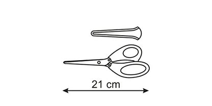  888220 210 mm Grass Green, Stainless Steel Kitchen Scissors – Kitchen Scissors (Grass, Green, Stainless Steel, Stainless Steel, Plastic, Universal, 21 cm)