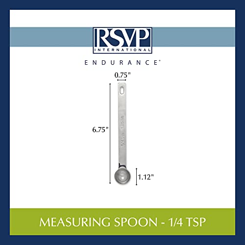  Endurance Stainless Steel 1/4 Teaspoon Measuring Spoon