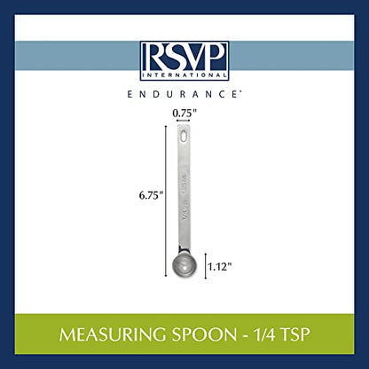  Endurance Stainless Steel 1/4 Teaspoon Measuring Spoon