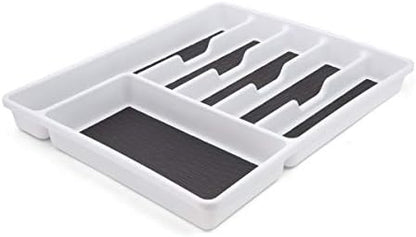  Basics 6 Compartment Drawer Organizer, Star Blue