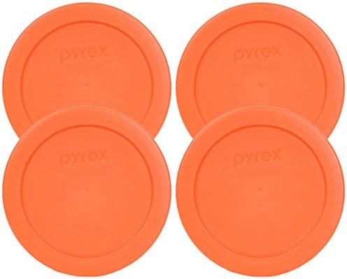 Pyrex 7200-PC 2-Cup Lawn Green Plastic Food Storage Lid, Made In USA - 2 Pack