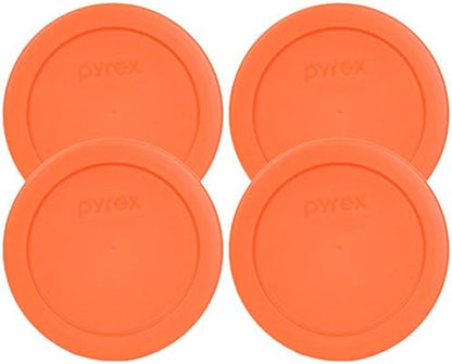 Pyrex 7200-PC 2-Cup Lawn Green Plastic Food Storage Lid, Made In USA - 2 Pack
