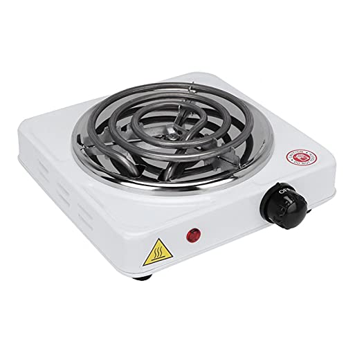  1000W Electric Stove Burners General Mini Portable Heater Heating Plate Household Cooking Appliances Countertop Burners(US Plug)