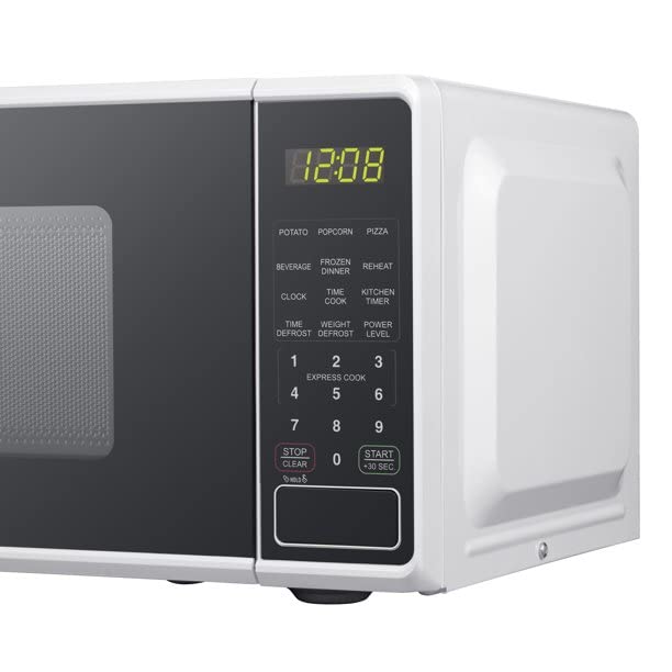 N/A 0.7 Cu Ft Capacity Countertop Microwave Oven, White