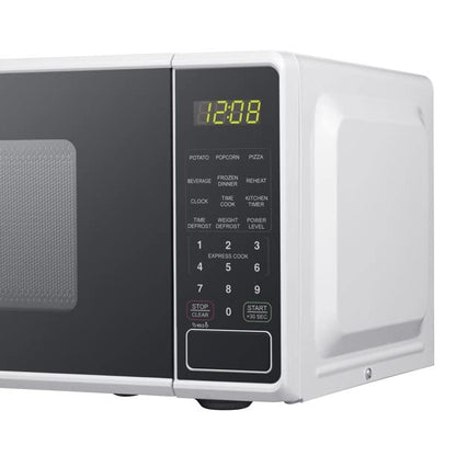 N/A 0.7 Cu Ft Capacity Countertop Microwave Oven, White