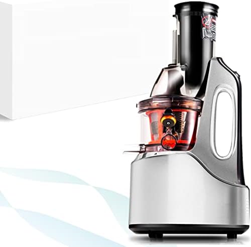  Rtical Grind Cold Press Juicer, Anti-Oxidation Wide Chute Slow Grinding Juicer With 60 RPM 240W AC Motor & Large 3” Mouth The Ultimate Fruit And Vegetable Juice Extractor (Red)