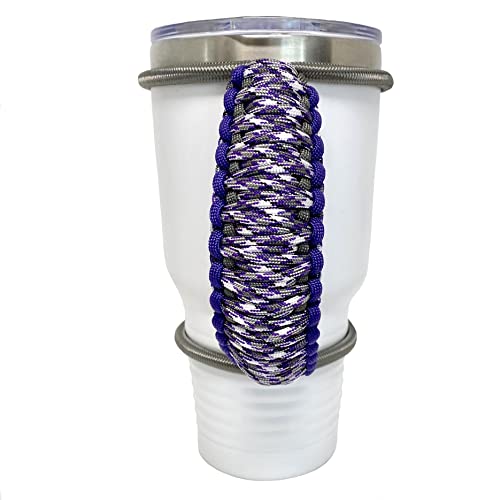  Creating Unique Designs Handmade Elastic Tumbler Handles 20 30 32 40 Oz (Handle Only) (Turquoise White Mt Camo)